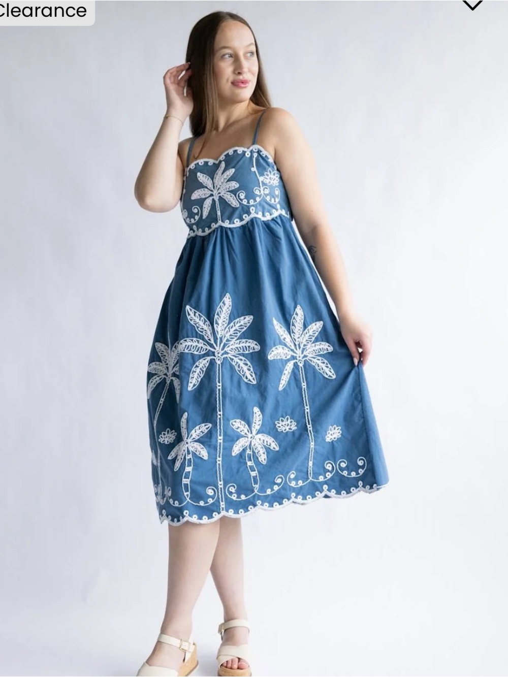 NWT Simply Southern Cut Out Back Dress - Picture 3 of 6